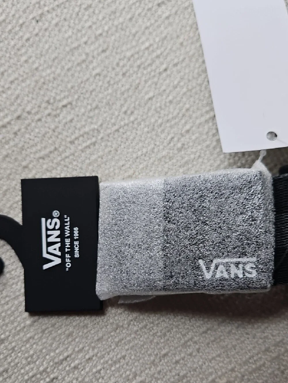 Vans Black & Gray Checkerboard Belt